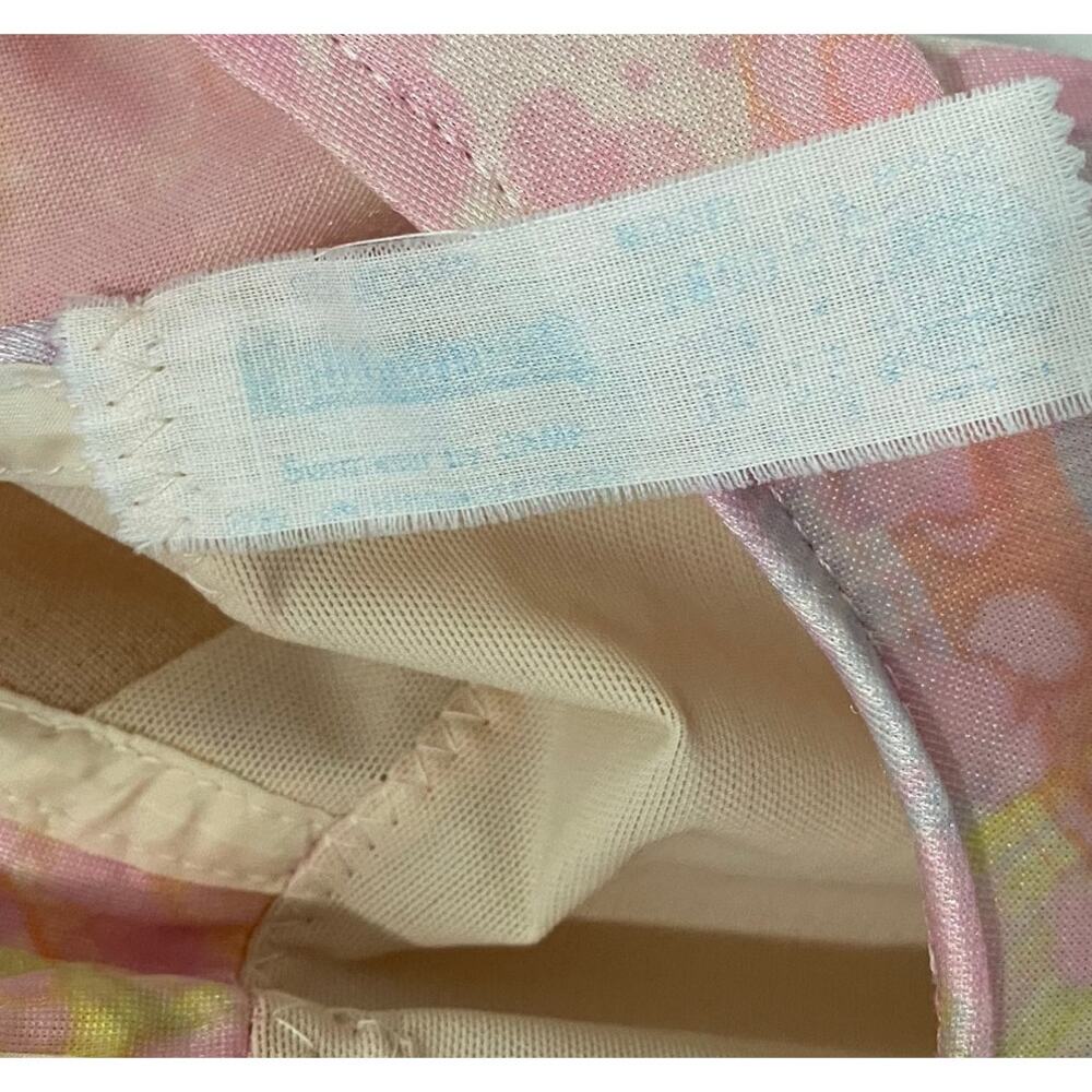 Vintage 60s Sea Scamps Pastel Pin Up Swimsuit Molded Cups Button Straps Small - Picture 3 of 10